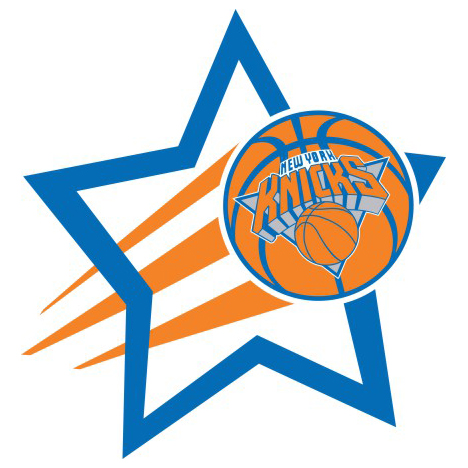 New York Knicks Basketball Goal Star logo iron on paper